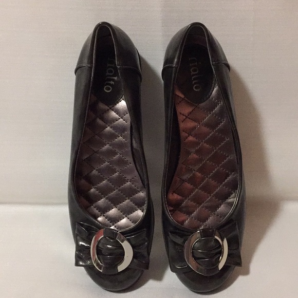 Rialto Gray Flat Ballet Womens 8 Shoes - Picture 8 of 8